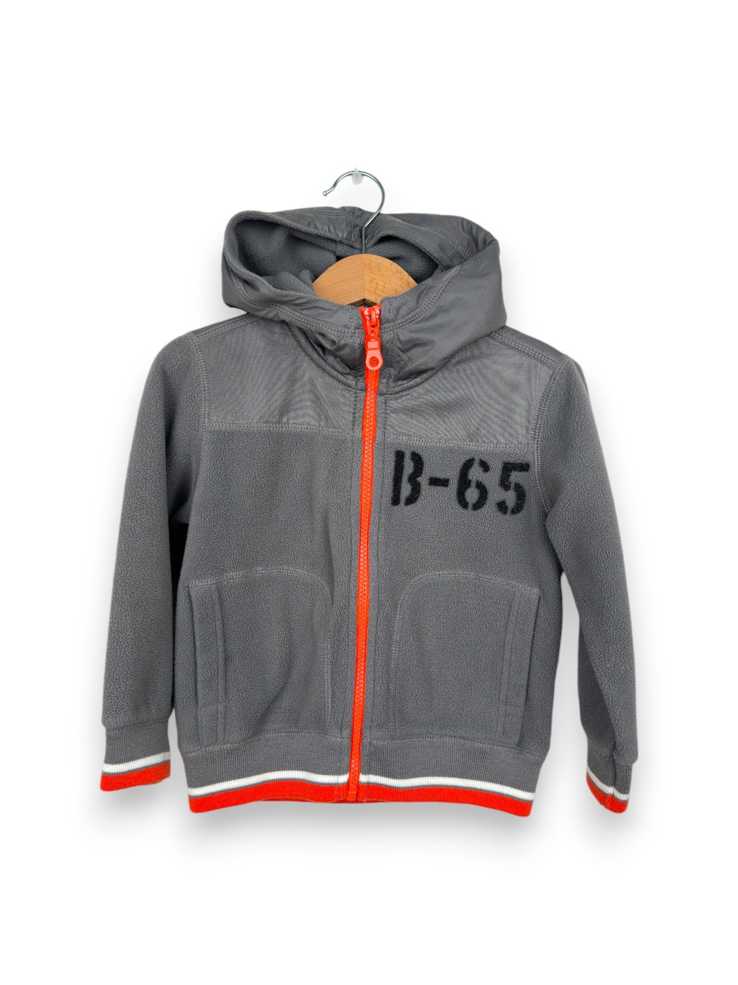 Hoodie Cinzento Polar 3-4 Anos