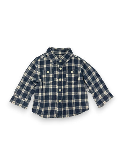 Plaid Flannel Shirt 3-6 Months