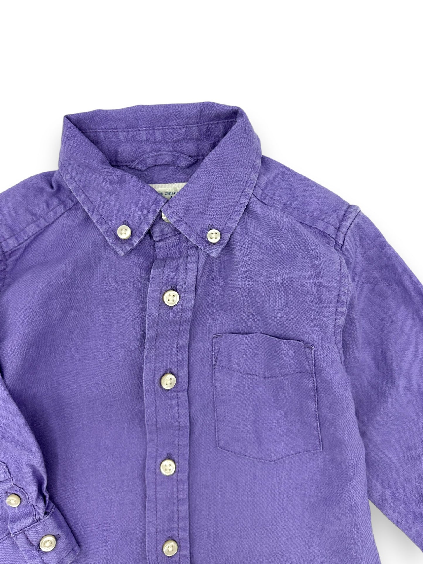 Purple Linen Shirt 18 Months