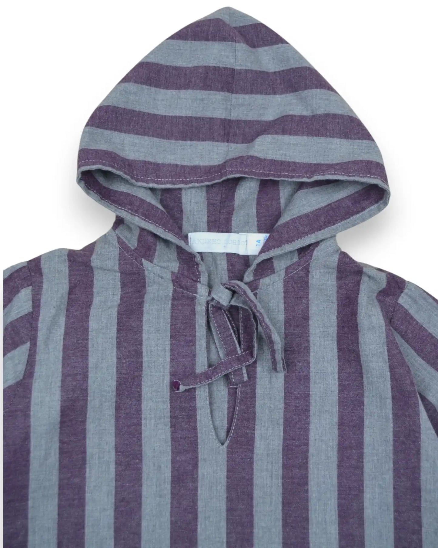 Camisa Riscas Capuz ANJINHO GORDO - 1 Ano