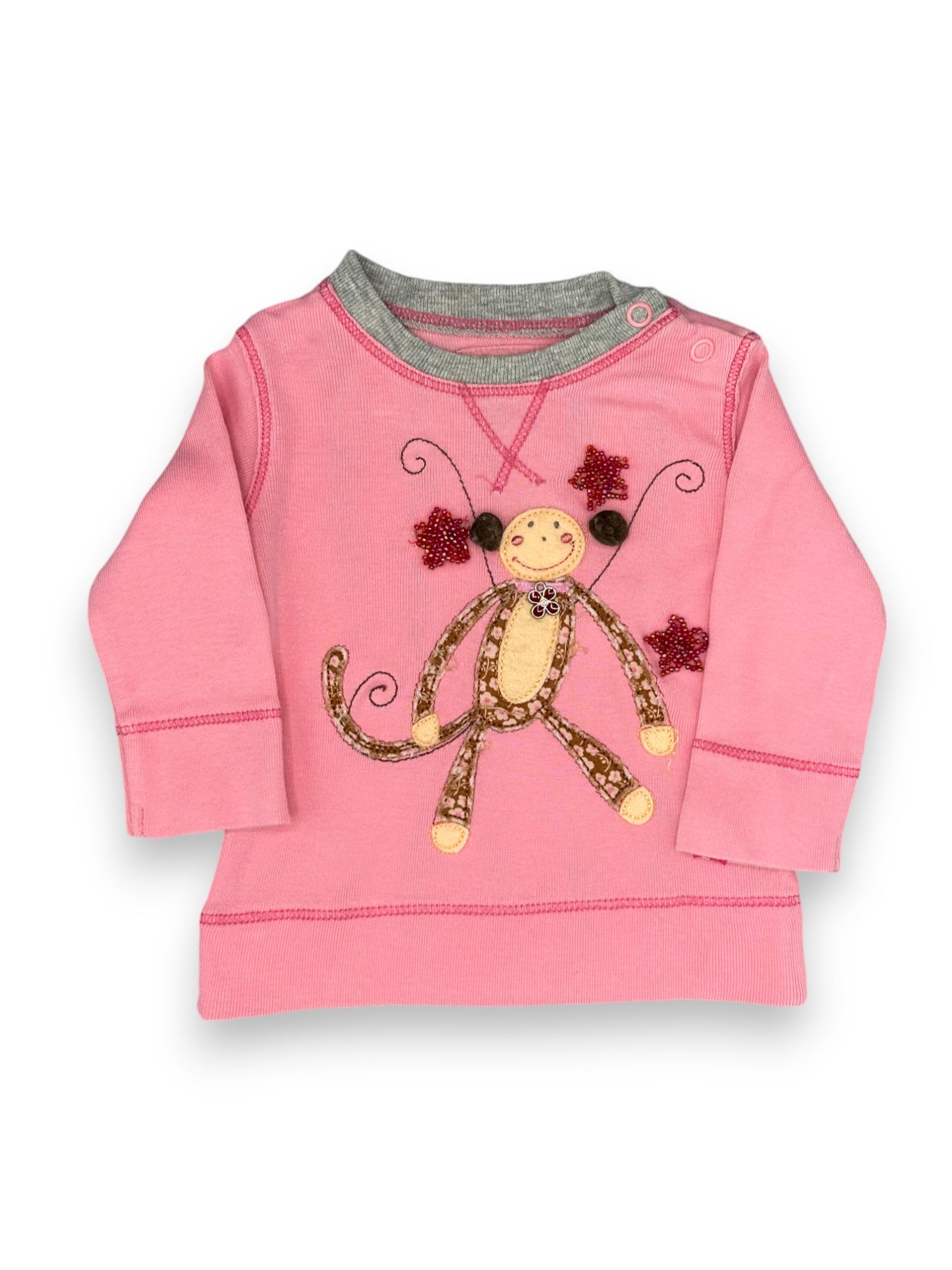 Sweater Rosa 1-3 Meses