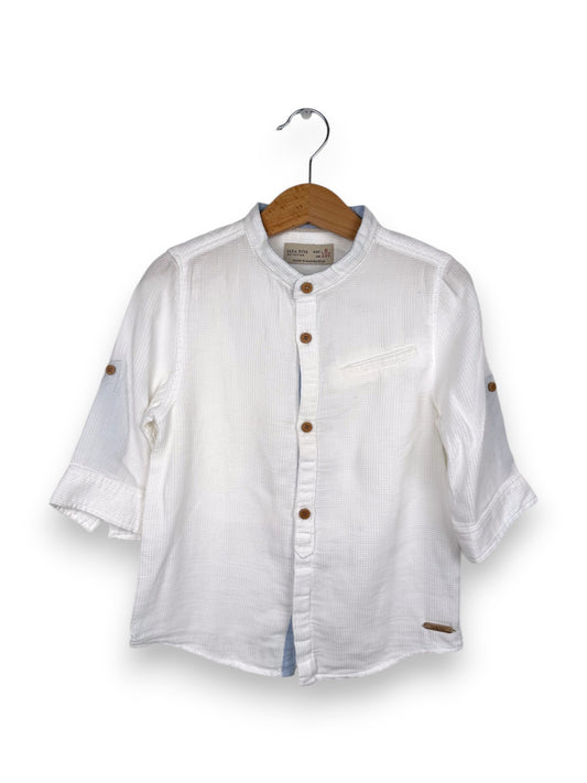 White 3/4 Sleeve Shirt 5 Years