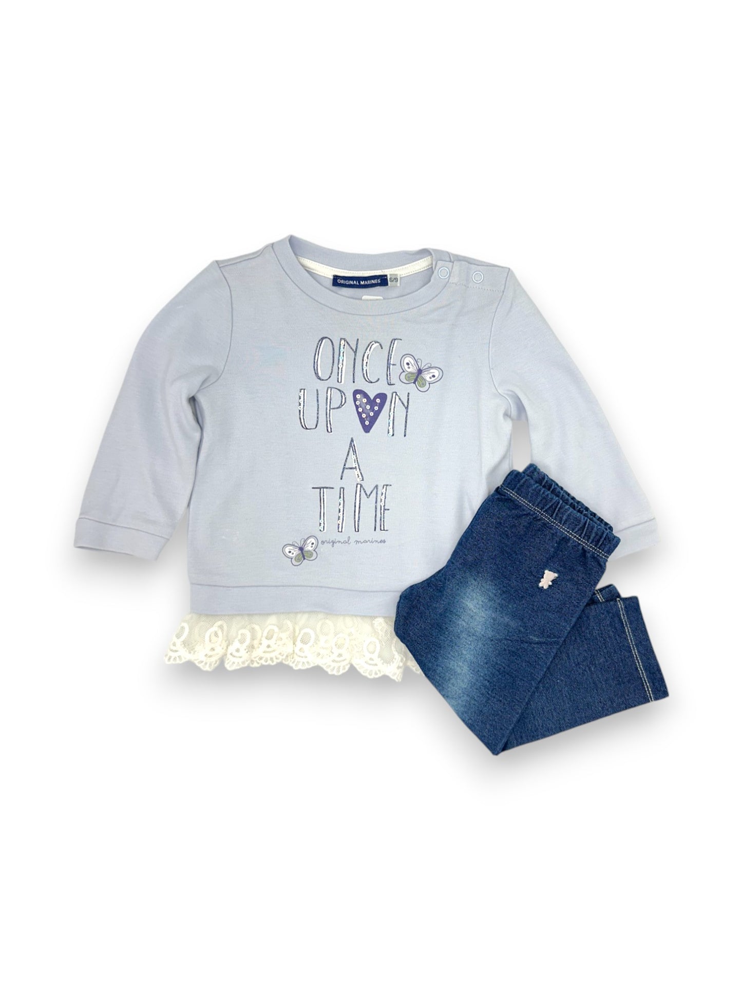 Conjunto Sweater e Leggings 6-9 Meses