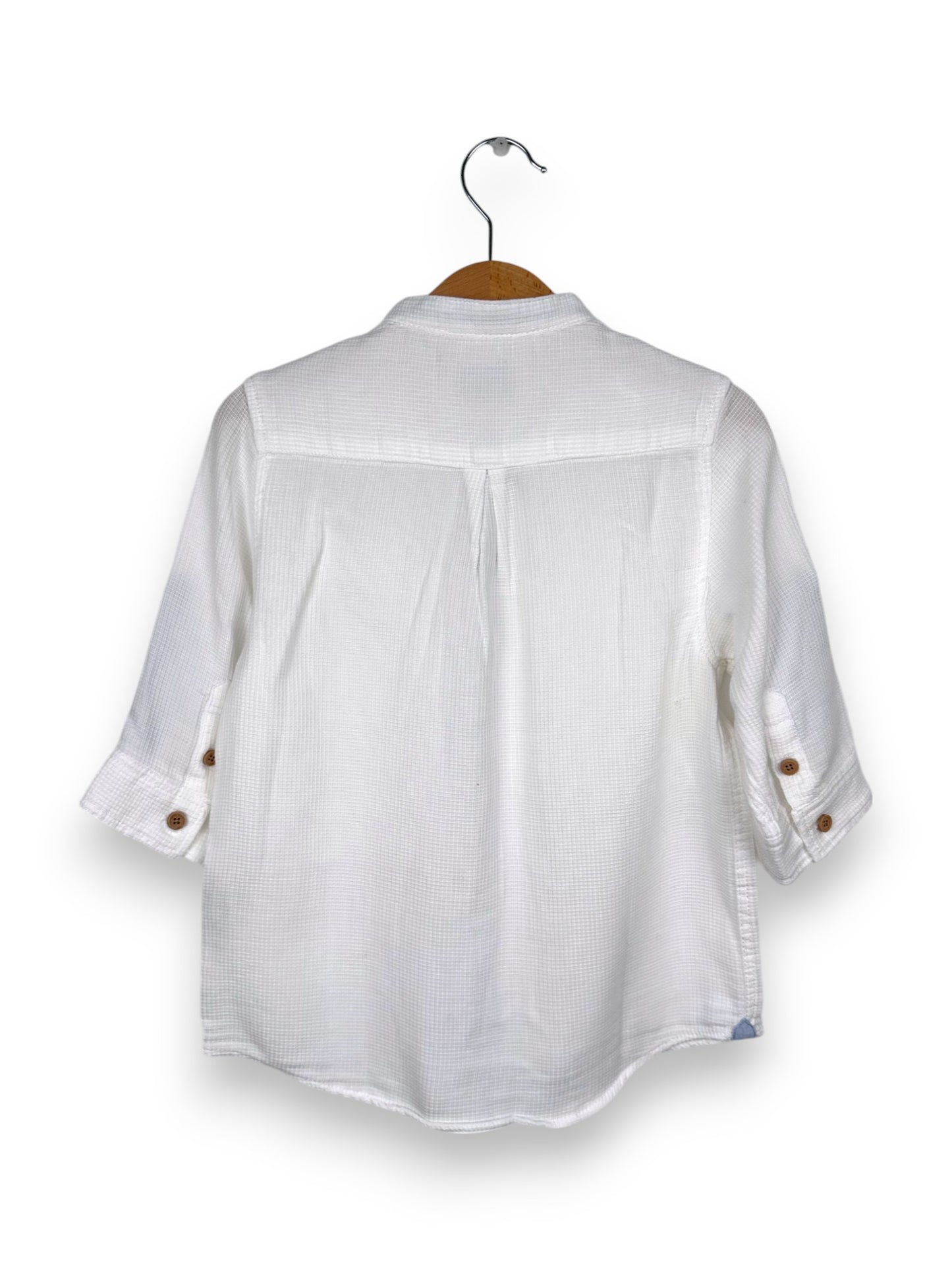 White 3/4 Sleeve Shirt 5 Years