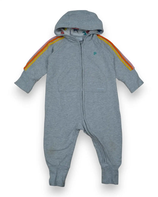 Macacão Cinzento POLARN O. PYRET - 4-6 Meses