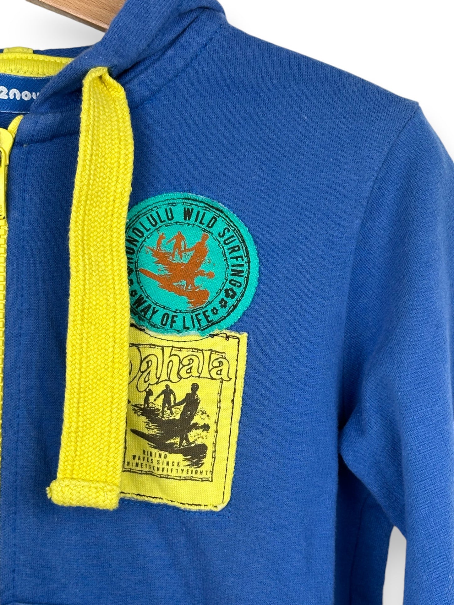 Pahala Blue Hooded Coat 2 Years