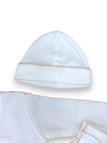 Conjunto Body Calças e Gorro 1 Mês