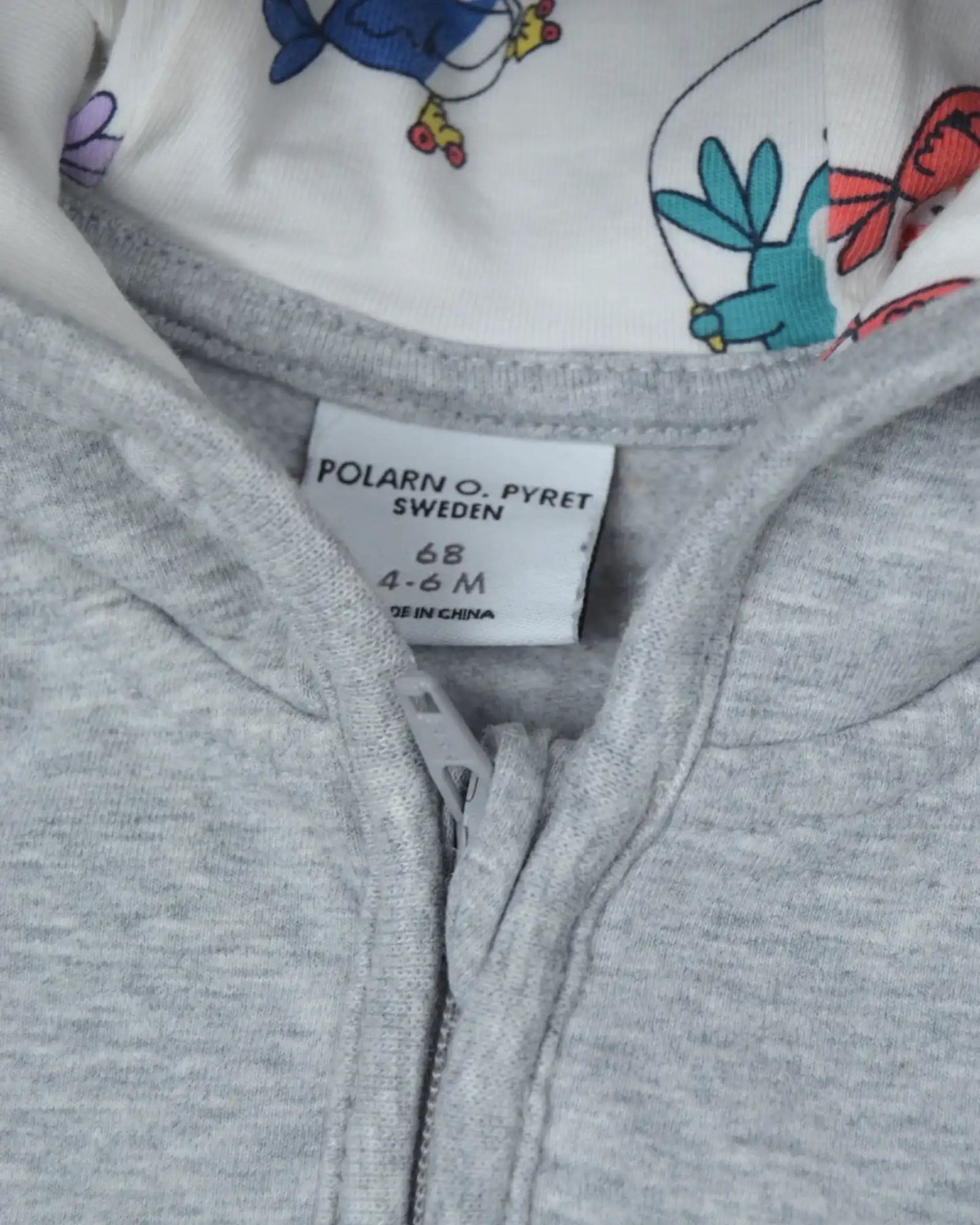 Grey Jumpsuit POLARN O. PYRET - 4-6 Months