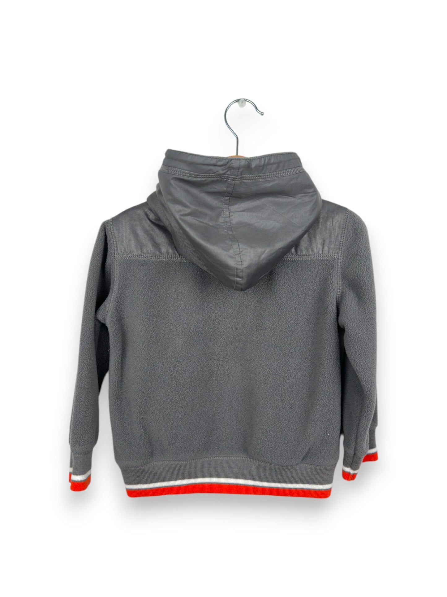 Hoodie Cinzento Polar 3-4 Anos