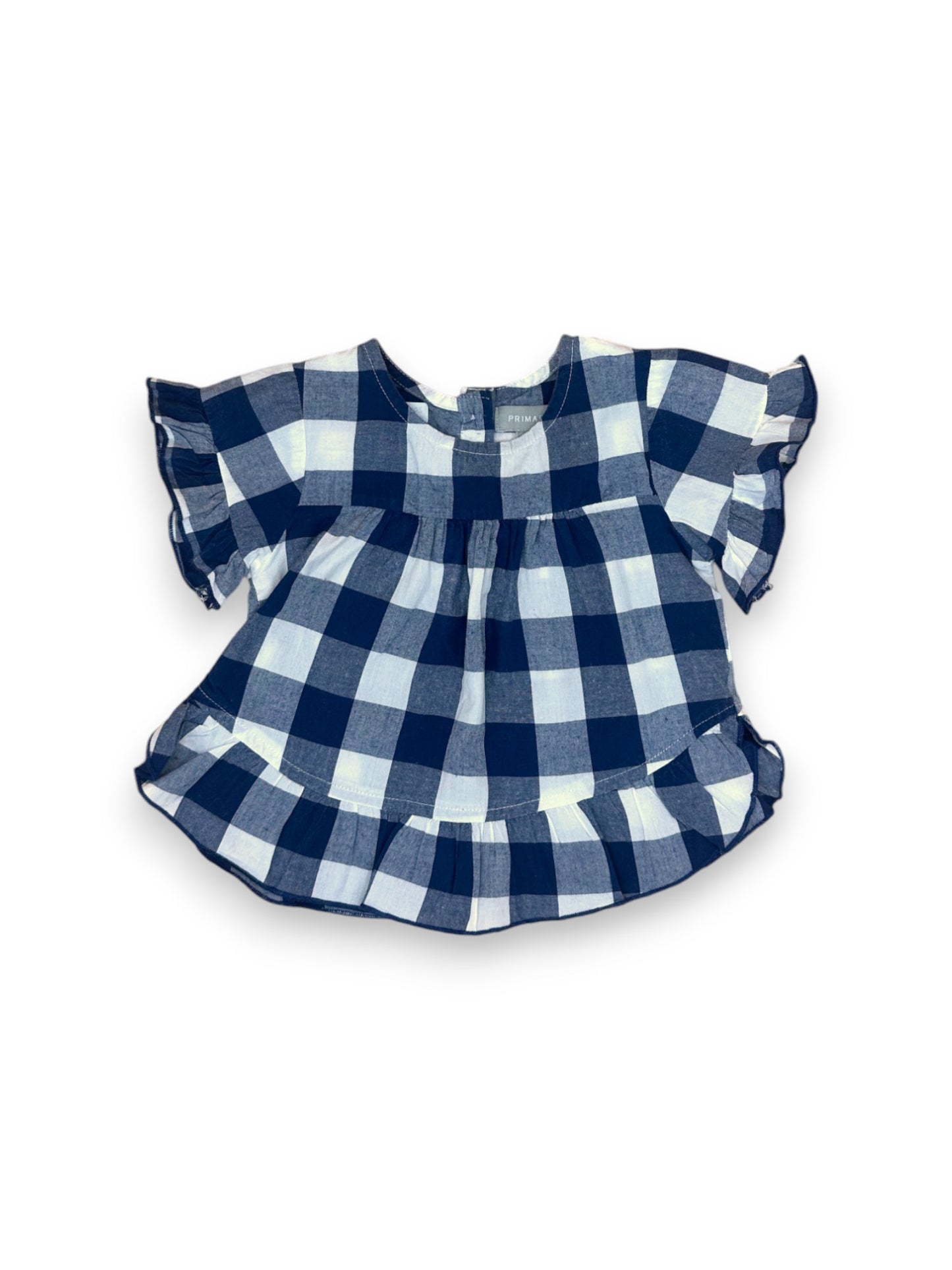 Blusa Folhos 12-18 Meses