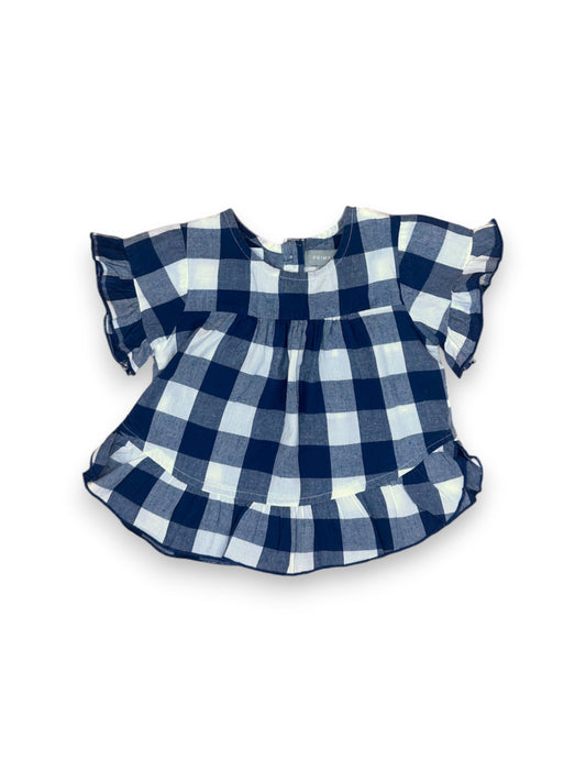 Blusa Folhos 12-18 Meses