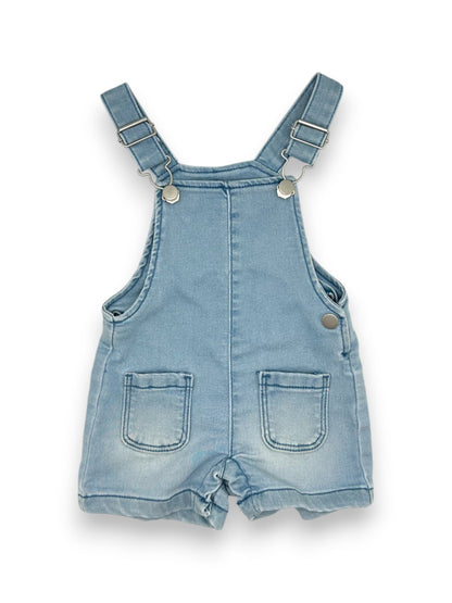 Denim Short Overalls 3-6 Months