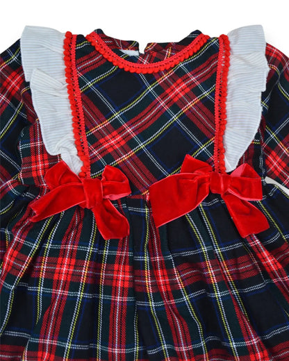 MAYORAL Checked Occasion Dress - 12 Months
