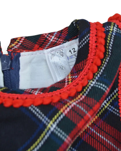 MAYORAL Checked Occasion Dress - 12 Months