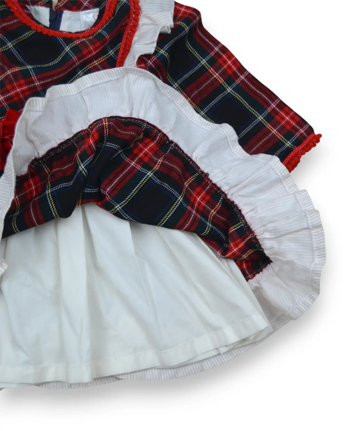 MAYORAL Checked Occasion Dress - 12 Months