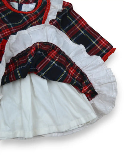 MAYORAL Checked Occasion Dress - 12 Months