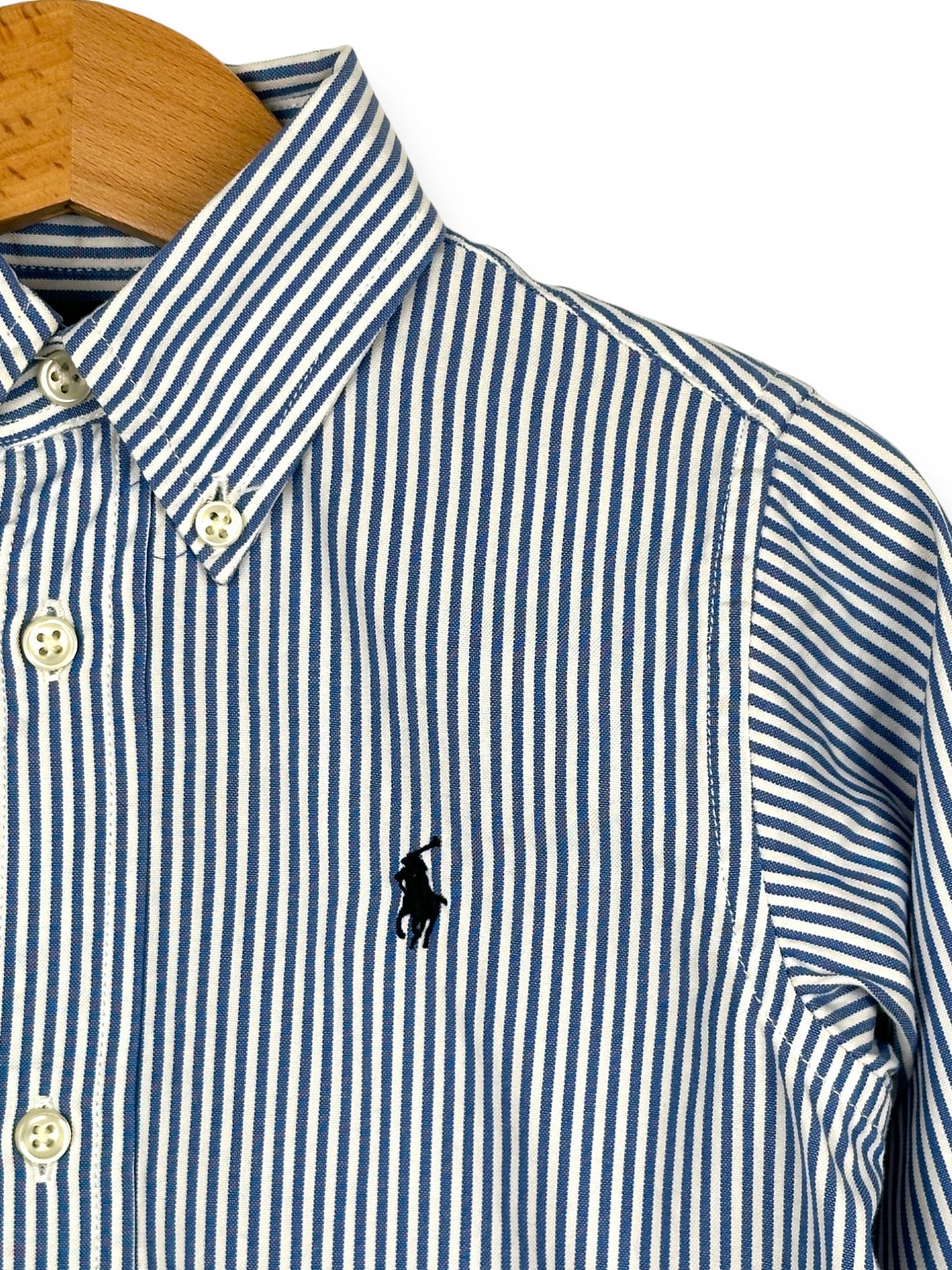 Camisa Oxford Riscas 3 Anos