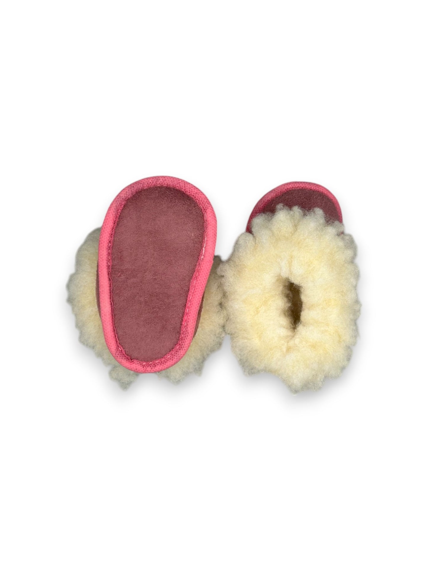 Pantufas Rosa com Pelo Tam 17-18