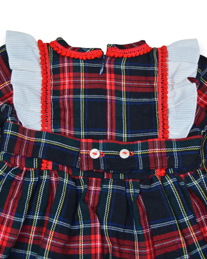 MAYORAL Checked Occasion Dress - 12 Months