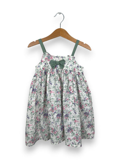 Vestido Floral 3-4 Anos