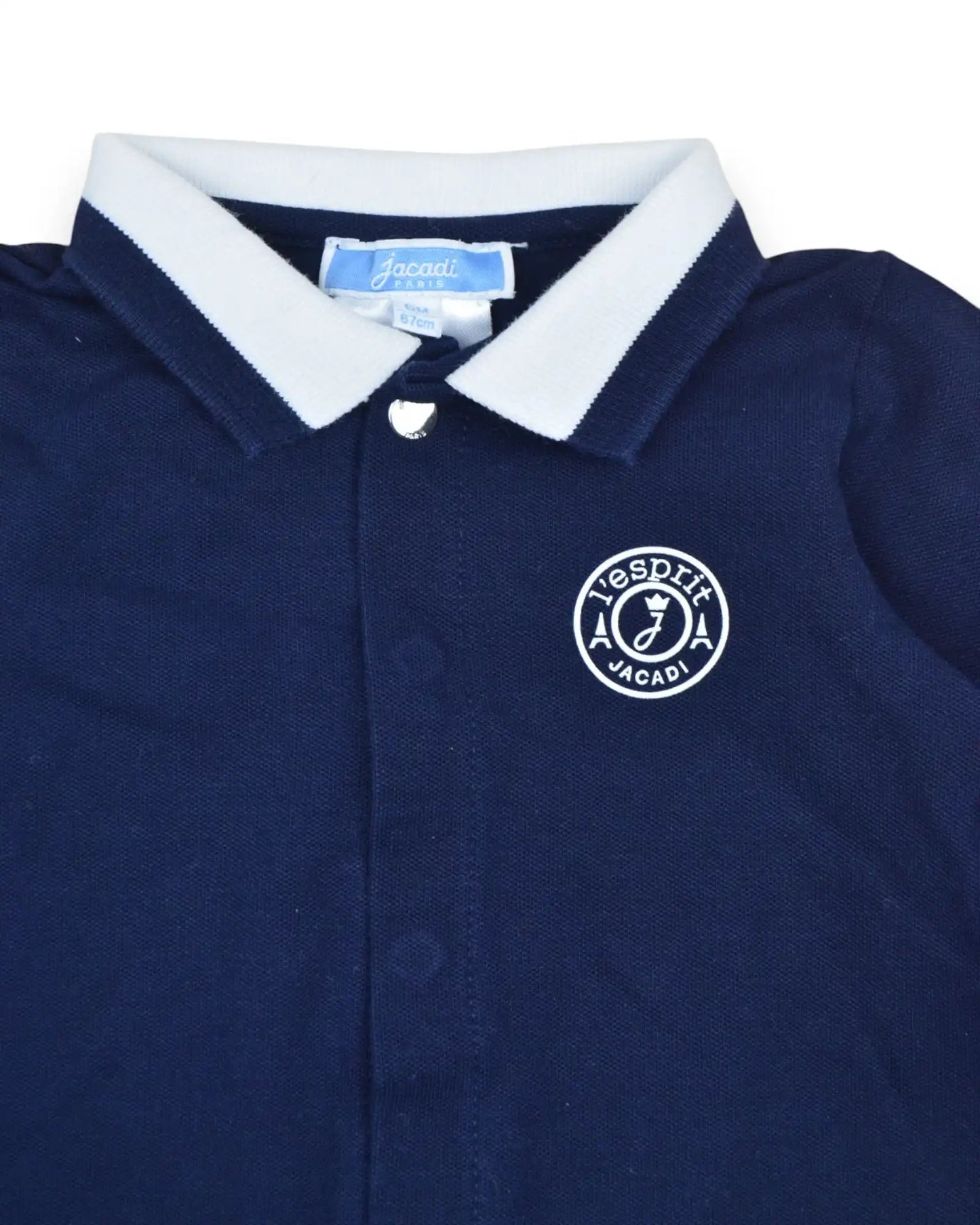 JACADI Collar Babygrow - 6 Months