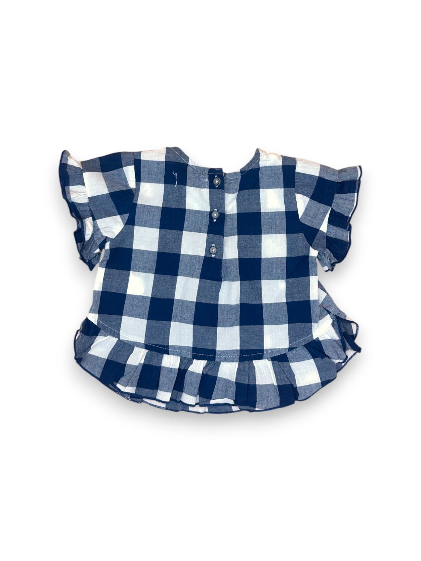 Blusa Folhos 12-18 Meses