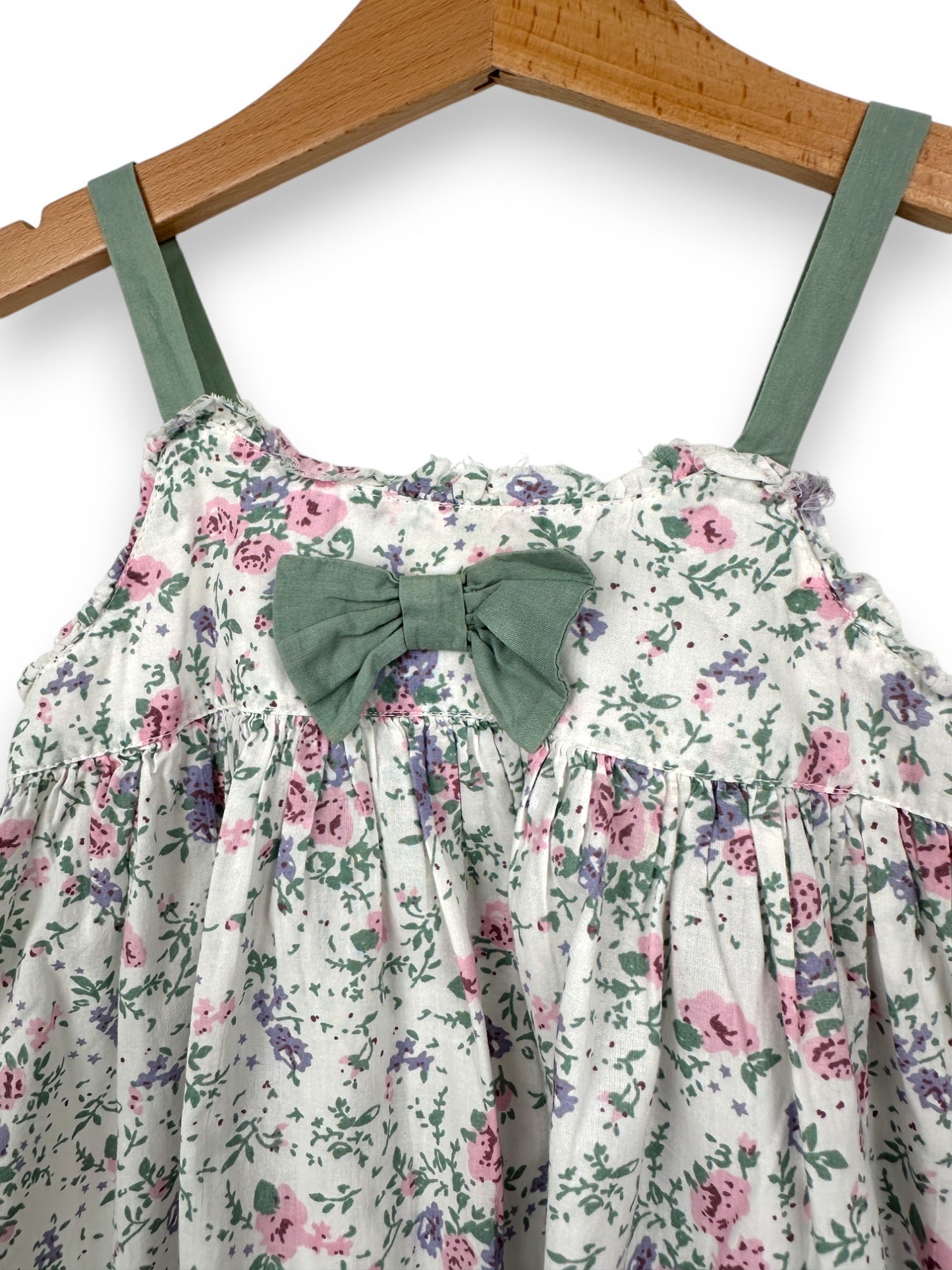 Vestido Floral 3-4 Anos