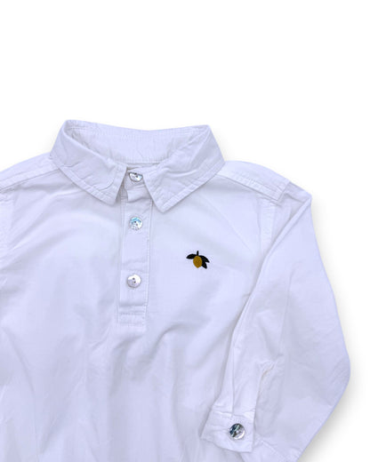 Camisa-body Branca KONGES SLOJD - 6 Meses