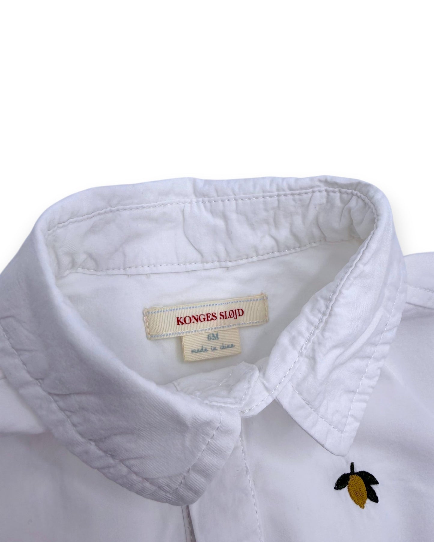 Camisa-body Branca KONGES SLOJD - 6 Meses