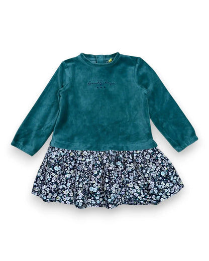 Vestido Verde LOSAN - 12-18 Meses