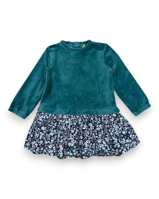 Vestido Verde LOSAN - 12-18 Meses