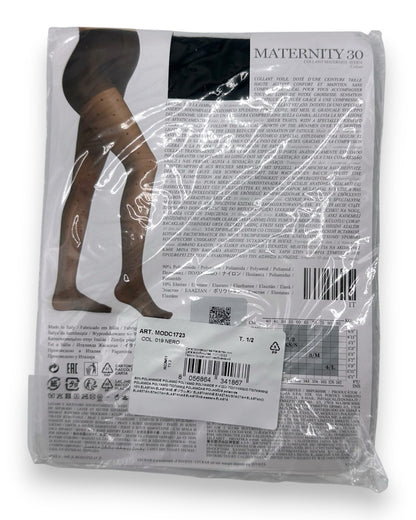 Sheer polka dot tights, size 1/2 (small).