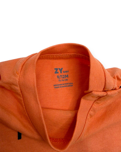 T-Shirt Laranja ZIPPY - 9-12 Meses