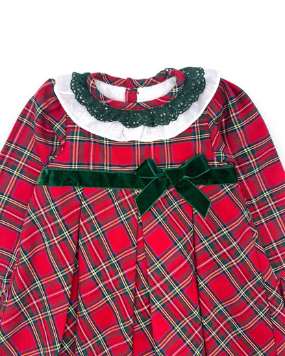 Vestido de cuadros rojo LAIVICAR - 2 años