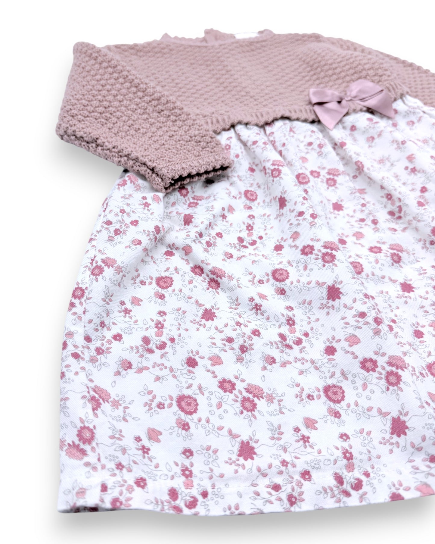 Vestido Rosa Malha 3 Anos