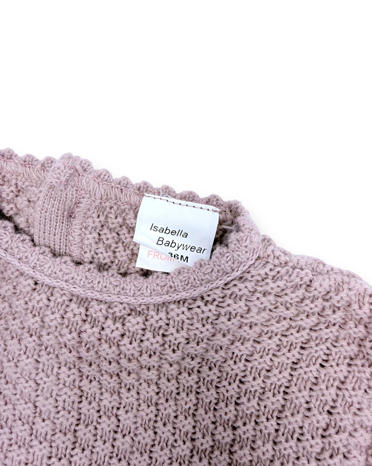 Vestido Rosa Malha 3 Anos