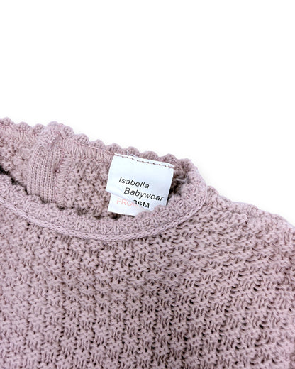 Vestido Rosa Malha 3 Anos