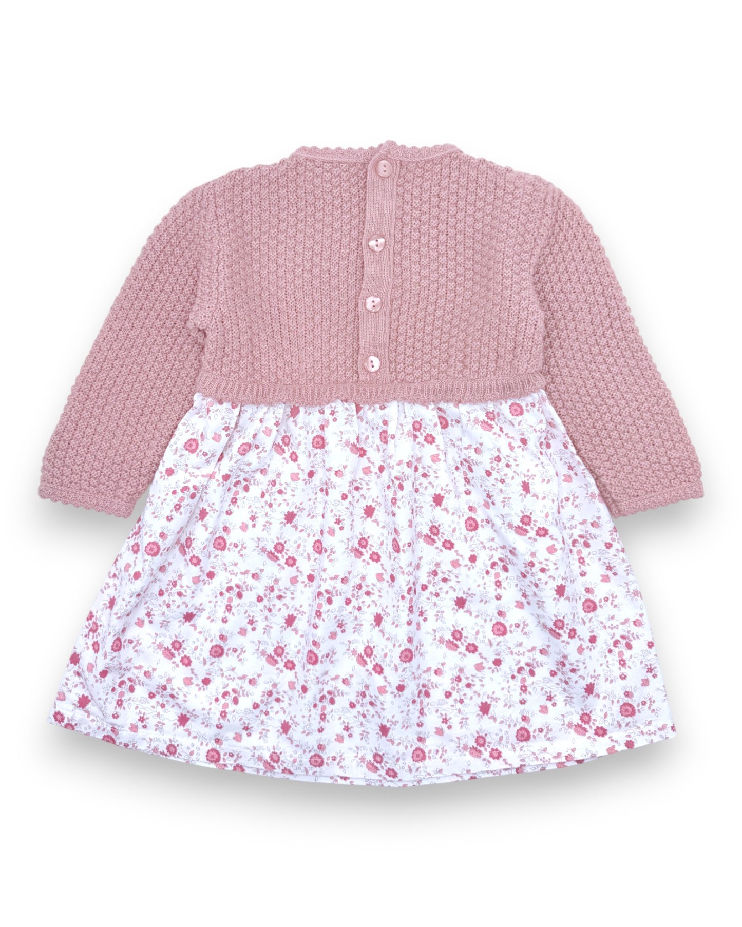 Vestido Rosa Malha 3 Anos