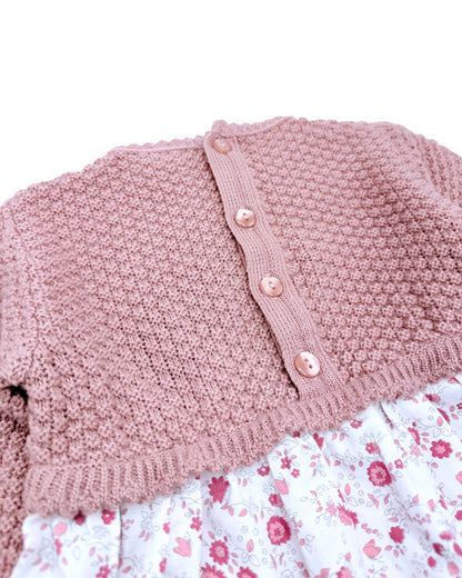 Vestido Rosa Malha 3 Anos