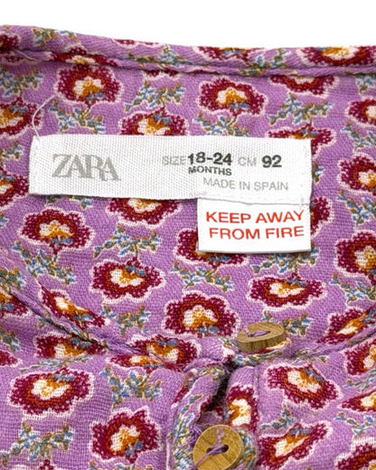 Vestido Floral 18-24 Meses