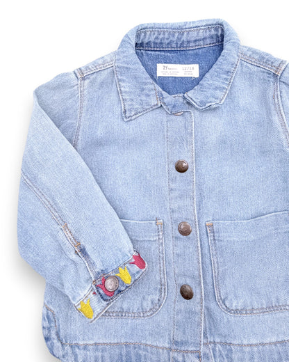 Casaco Ganga Azul 12-18 Meses