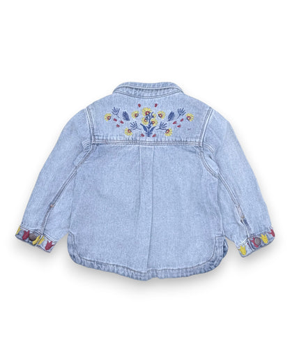 Casaco Ganga Azul 12-18 Meses