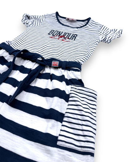 Vestido Riscas 8 Anos