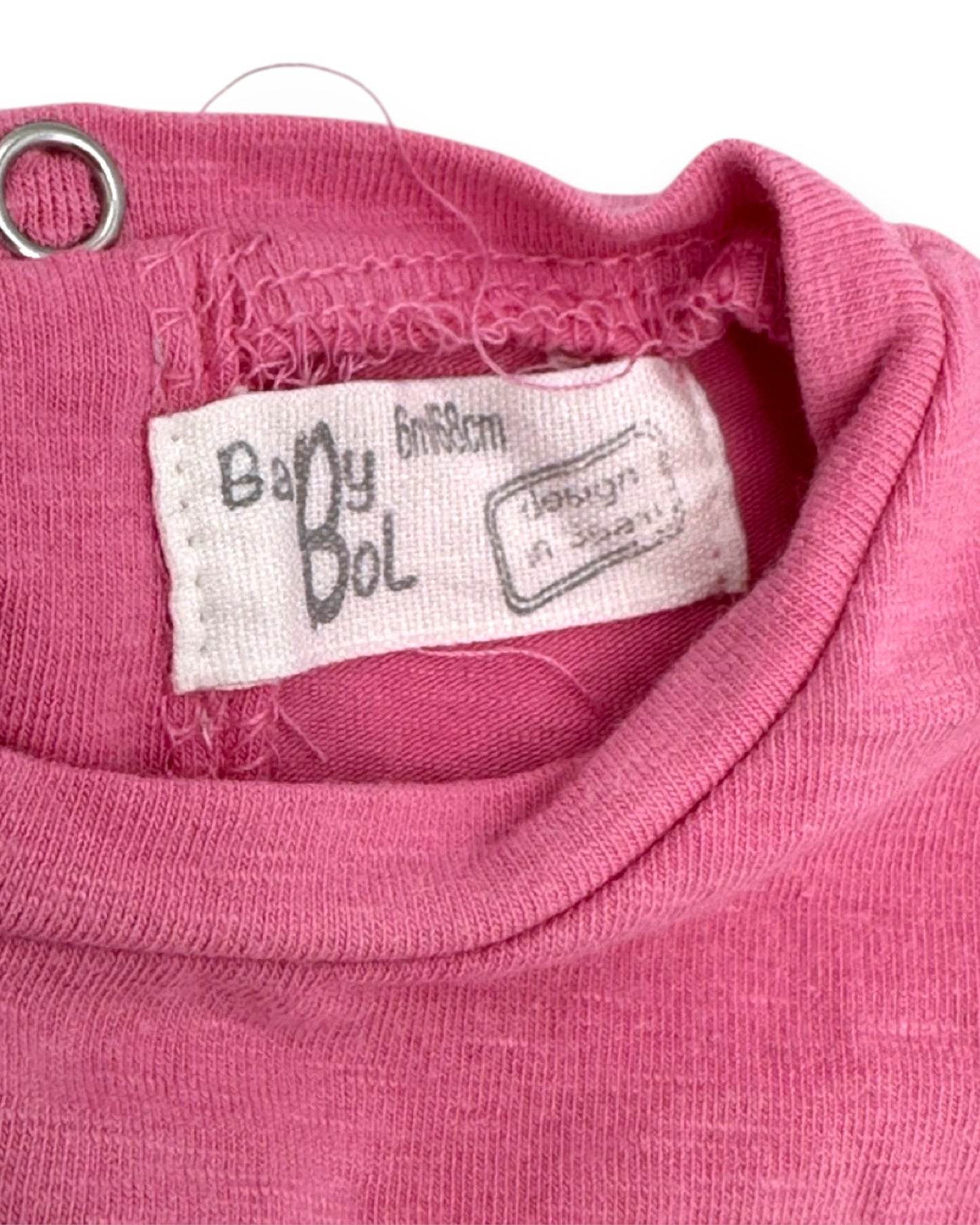 T-Shirt Rosa 6 Meses