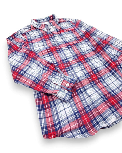 Camisa Xadrez Vermelha ZIPPY - 8-9 Anos
