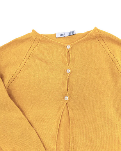 Casaco Malha Amarelo 24 Meses