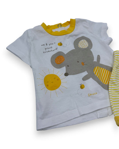 Conjunto T-Shirt e Calções 1 Mês