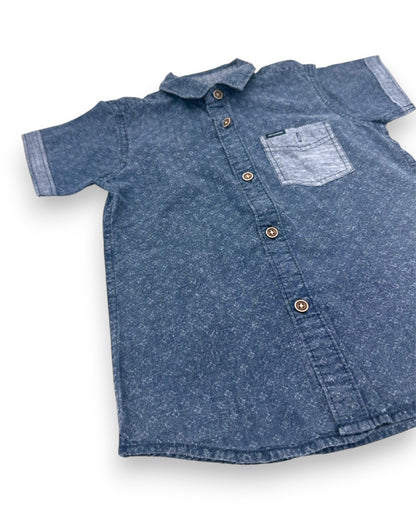 Camisa Azul 3-4 Anos