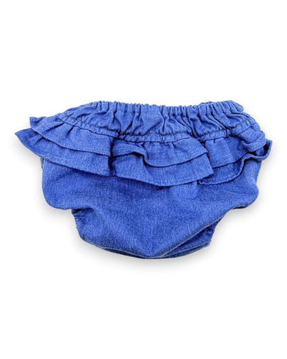 Blue Diaper Cover LOVELY COLORS - 9 Months