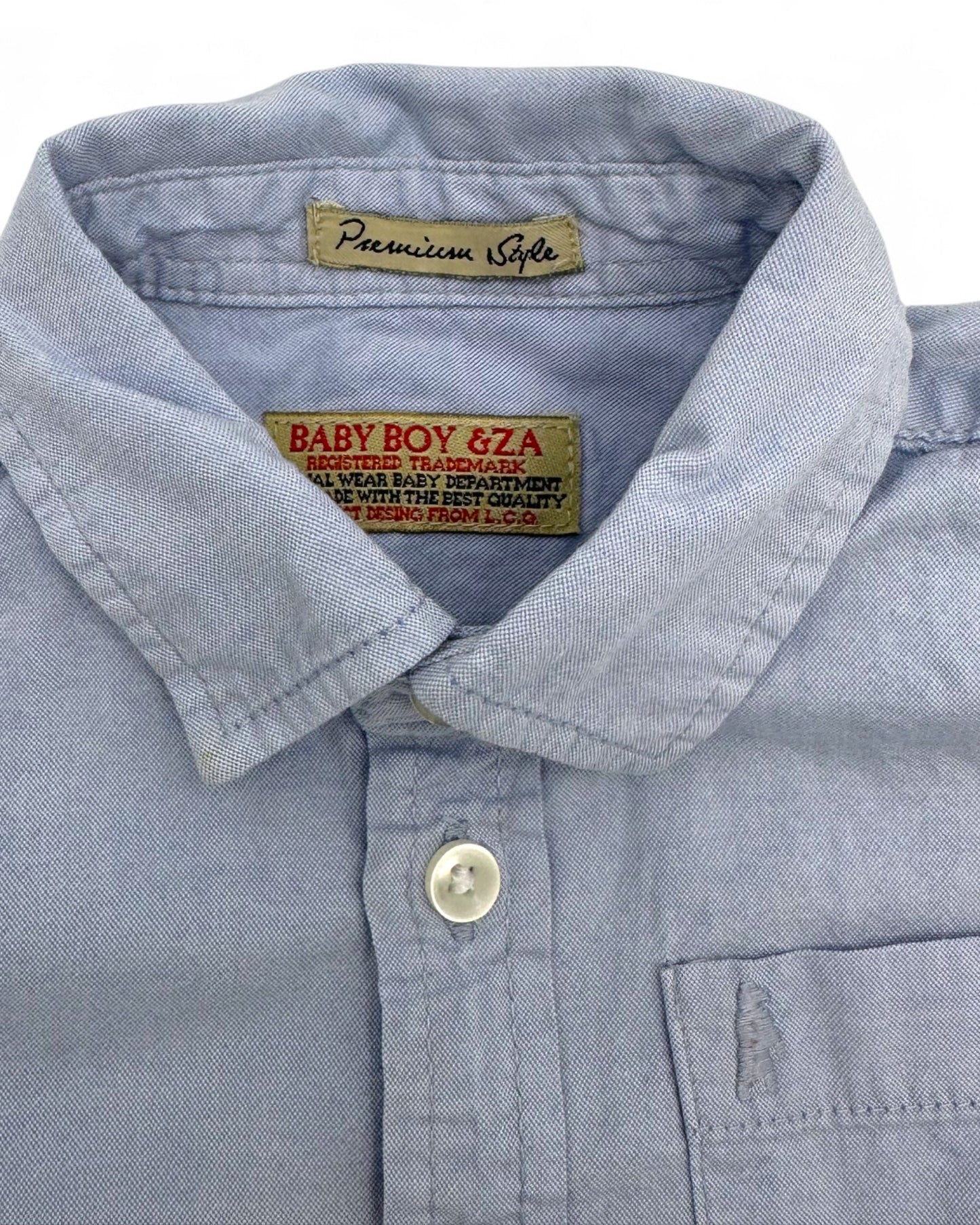 Blue Shirt 12-18 Months